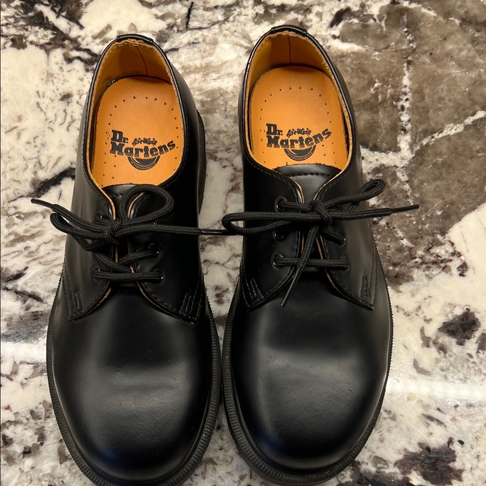 Dr. Martens Black Leather Oxfords